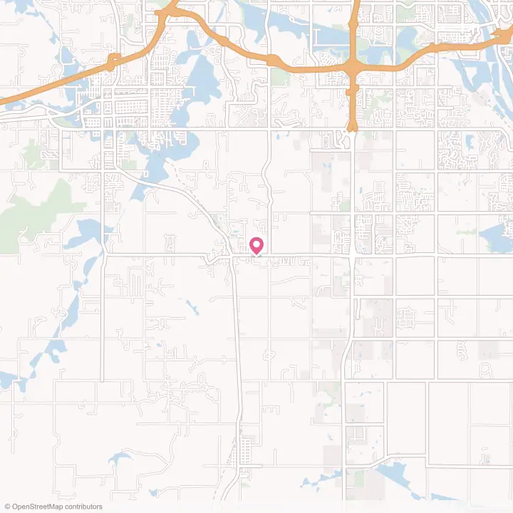 Map of the flower delivery area in Kiefer, Oklahoma