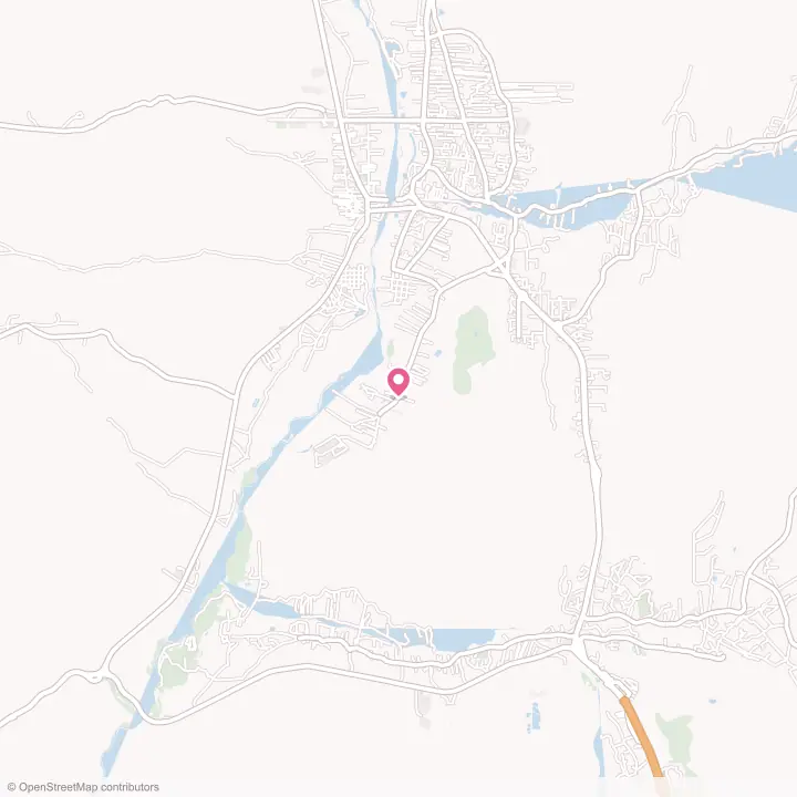 Map of the flower delivery area in La Mesilla, New Mexico