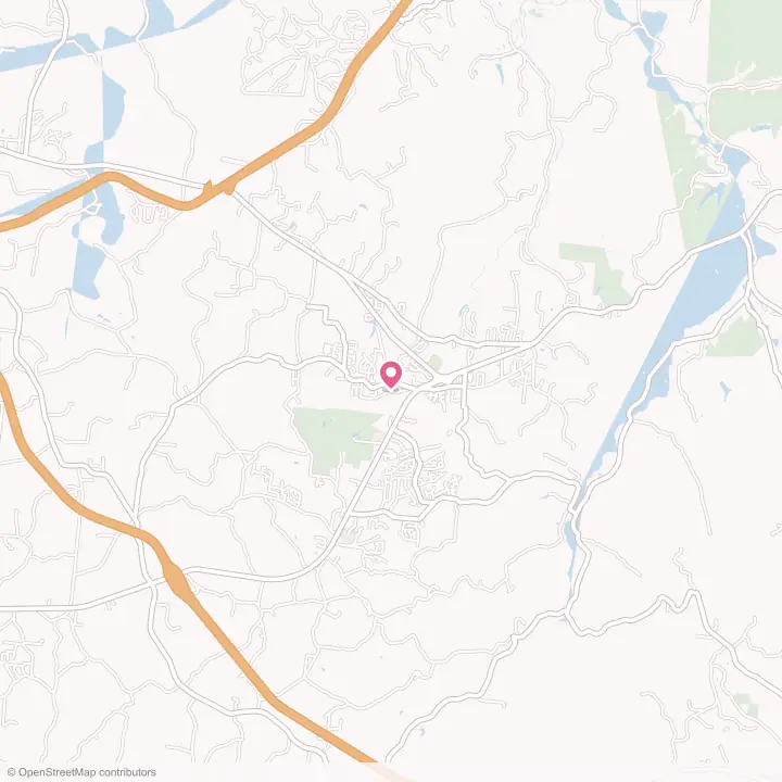 Map of the flower delivery area in Fairview, Tennessee