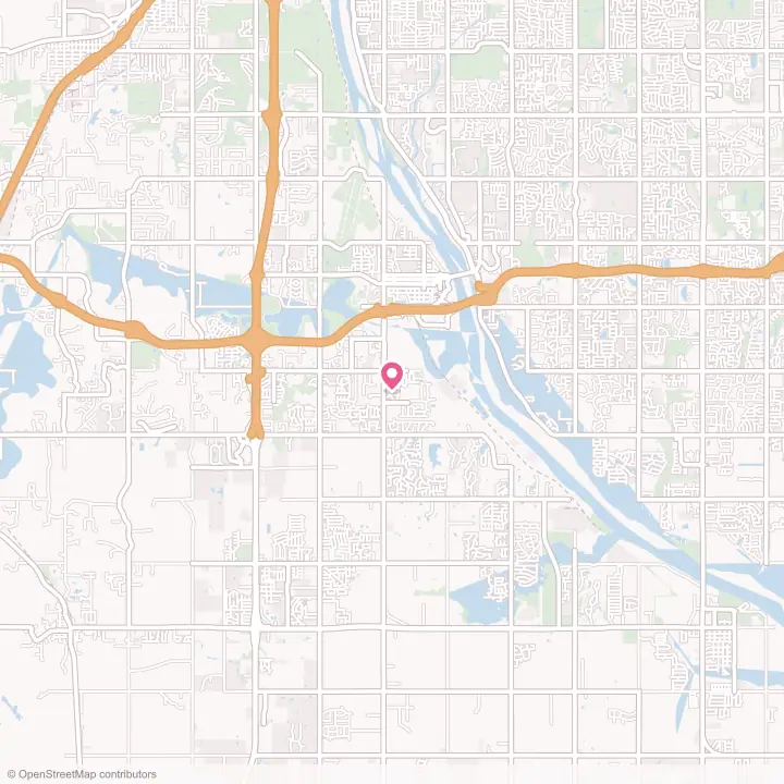 Map of the flower delivery area in Jenks, Oklahoma