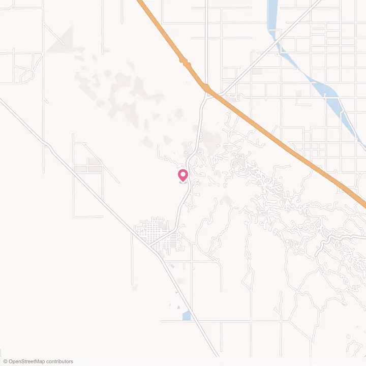Map of the flower delivery area in Avenal, California