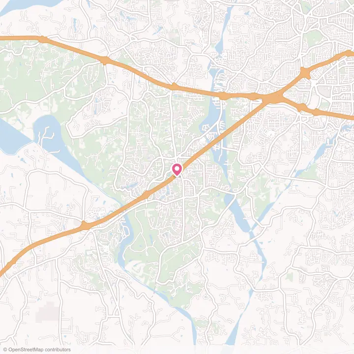 Map of the flower delivery area in Clemmons, North Carolina