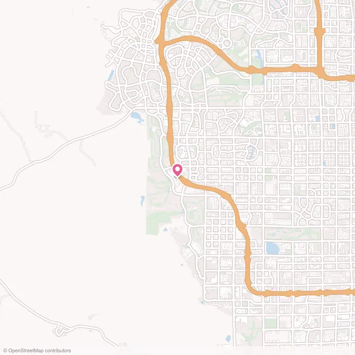 Map of the flower delivery area in Summerlin South, Nevada