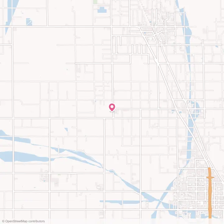 Map of the flower delivery area in Plainview, California
