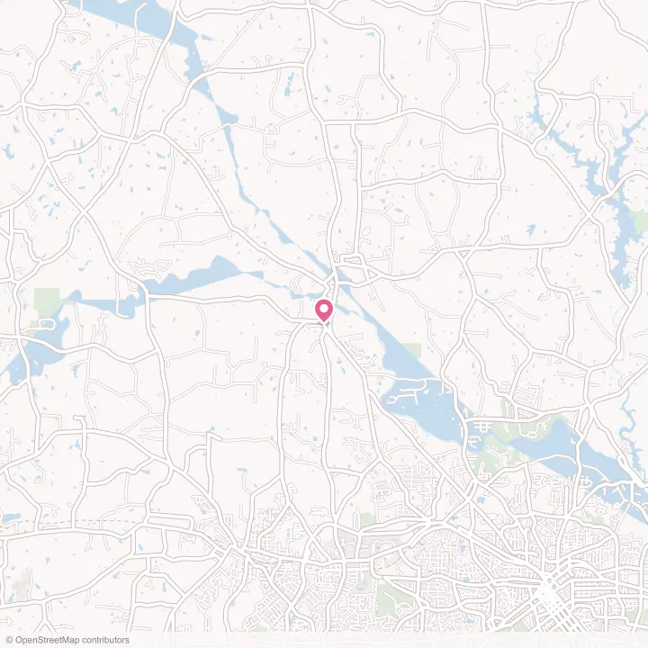 Map of the flower delivery area in Ossipee, North Carolina