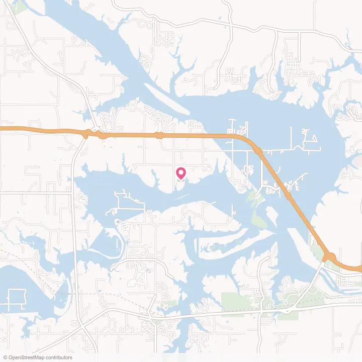 Map of the flower delivery area in Westport, Oklahoma