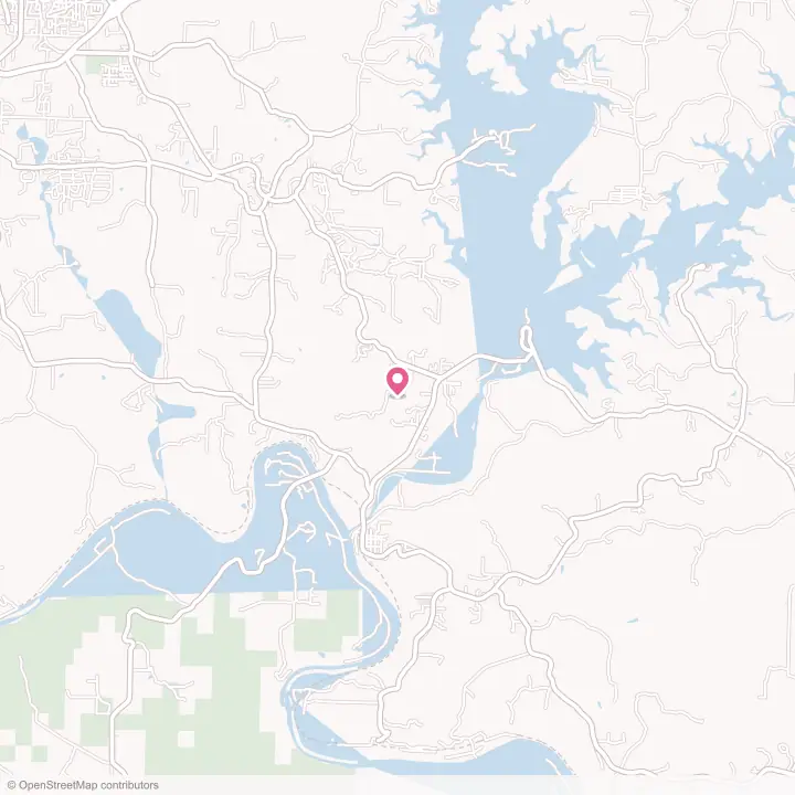 Map of the flower delivery area in Salesville, Arkansas