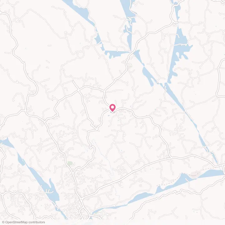 Map of the flower delivery area in Hays, North Carolina