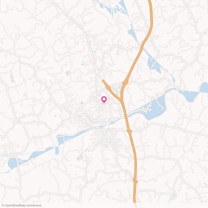 Map of the flower delivery area in Elkin, North Carolina