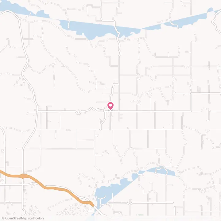 Map of the flower delivery area in Colcord, Oklahoma