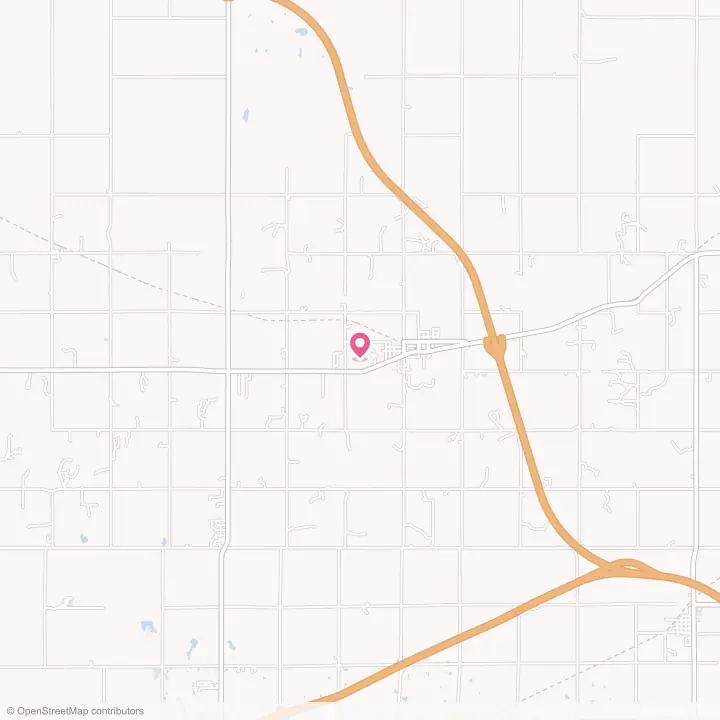 Map of the flower delivery area in Morrison, Oklahoma