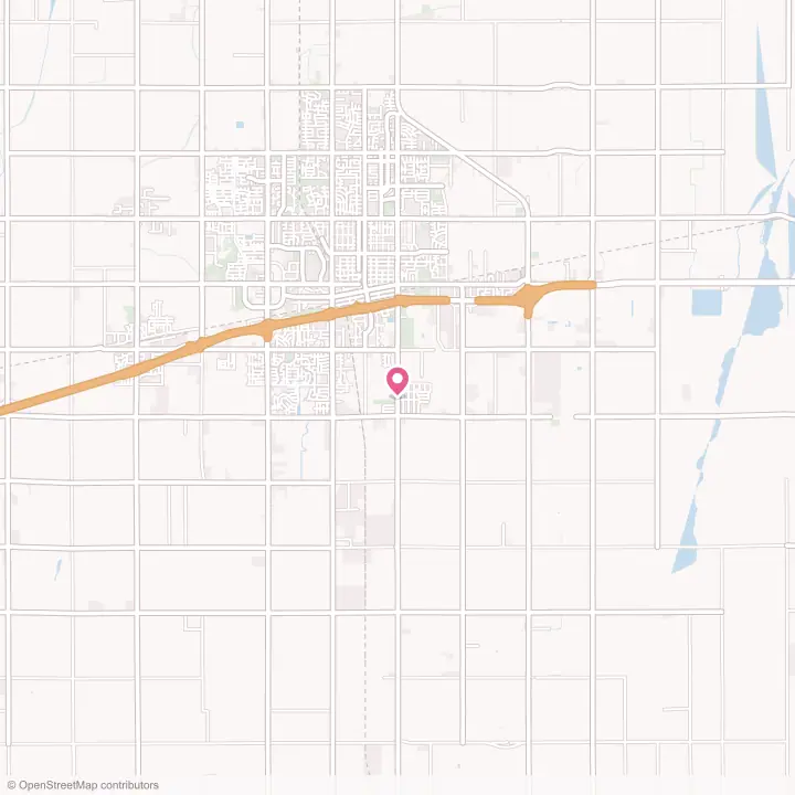 Map of the flower delivery area in Home Garden, California