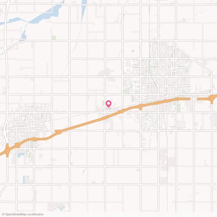 Map of the flower delivery area in Armona, California