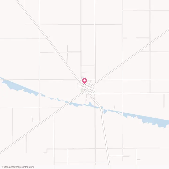 Map of the flower delivery area in Stratford, Texas