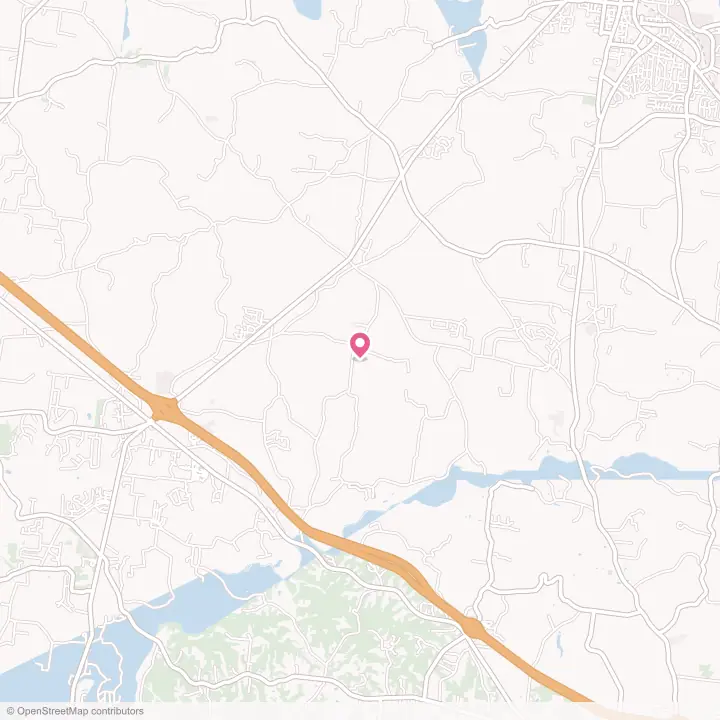 Map of the flower delivery area in Coopertown, Tennessee