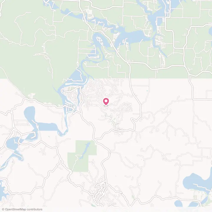 Map of the flower delivery area in Holiday Island, Arkansas