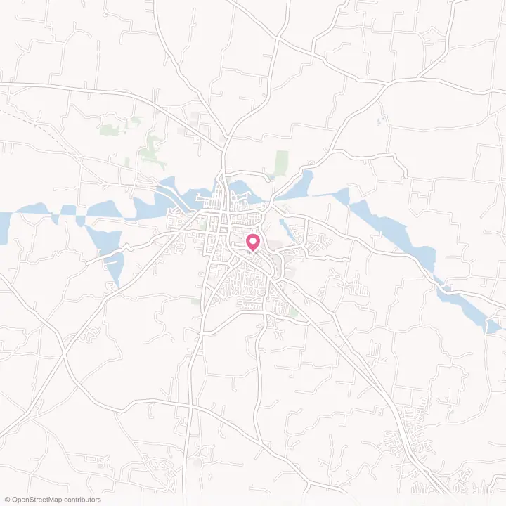 Map of the flower delivery area in Springfield, Tennessee