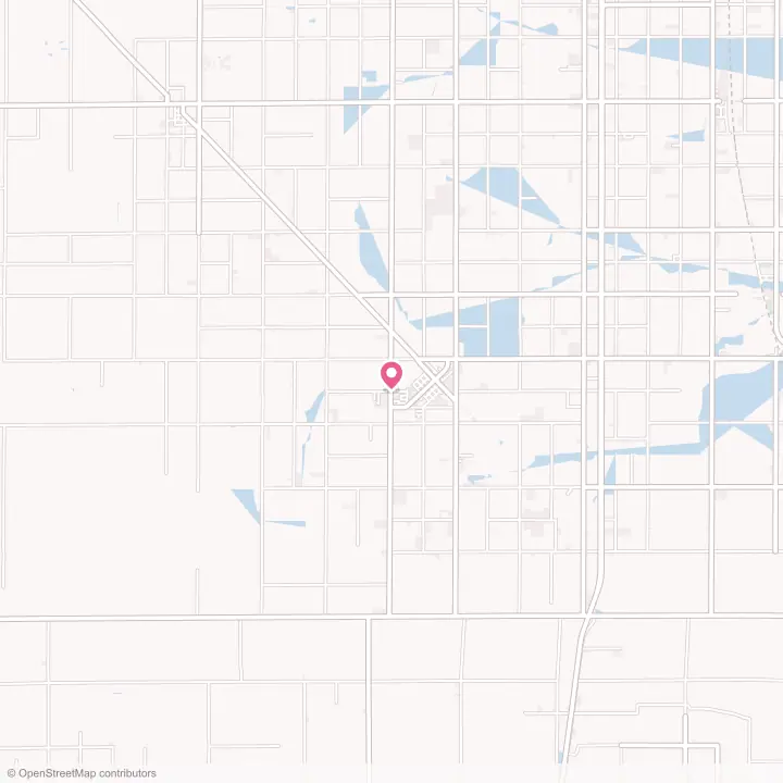 Map of the flower delivery area in Caruthers, California