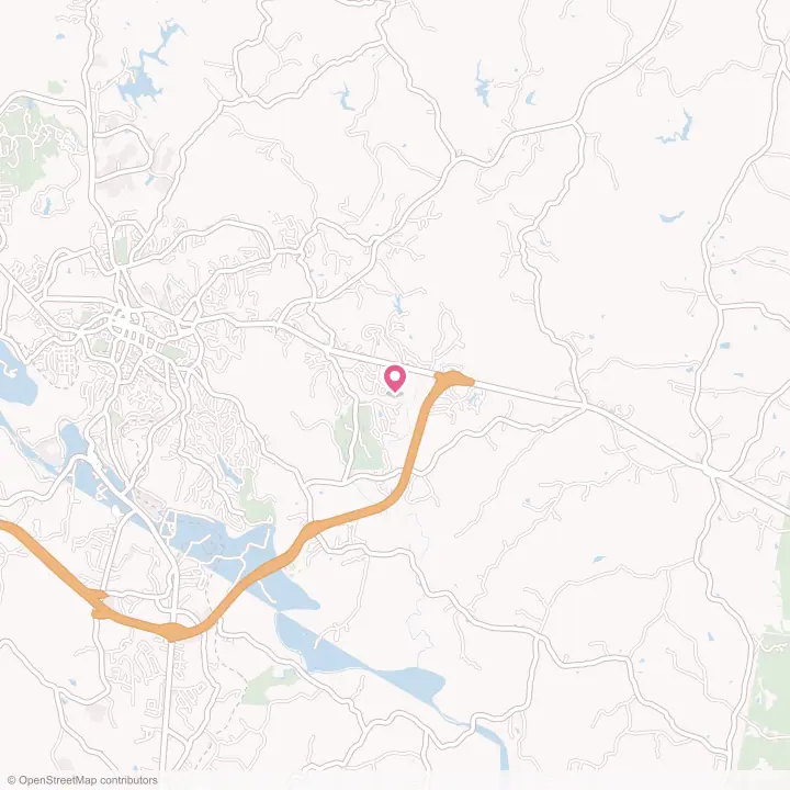 Map of the flower delivery area in Chatmoss, Virginia
