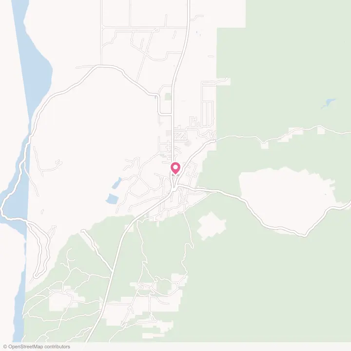 Map of the flower delivery area in Questa, New Mexico
