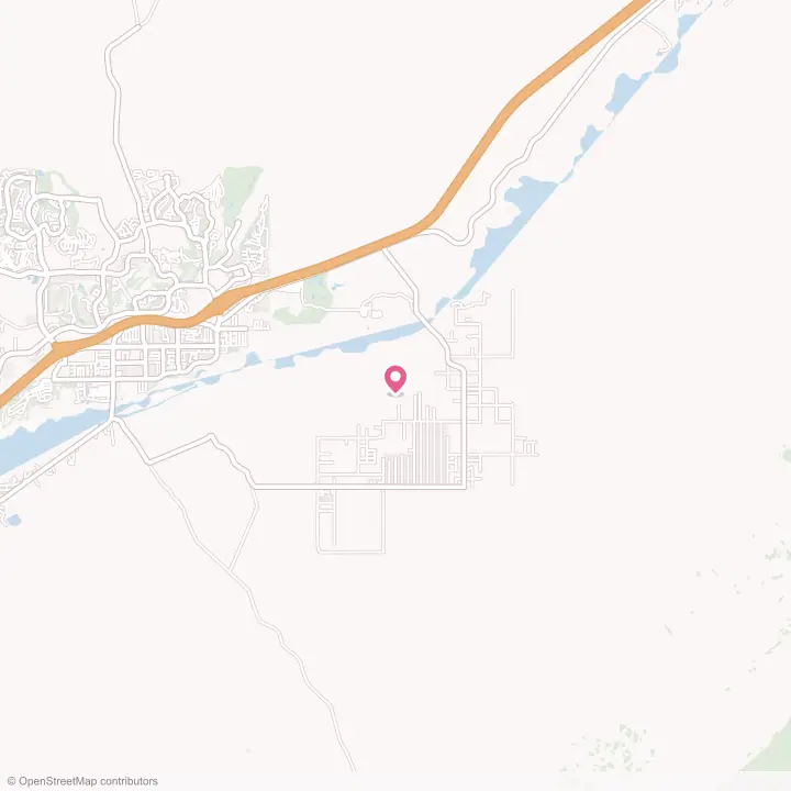 Map of the flower delivery area in Scenic, Arizona