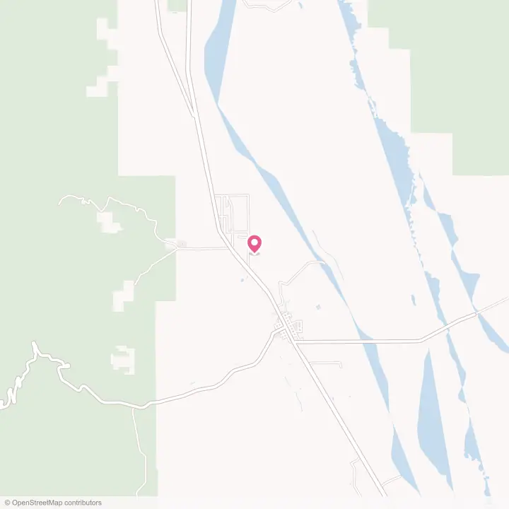 Map of the flower delivery area in Independence, California