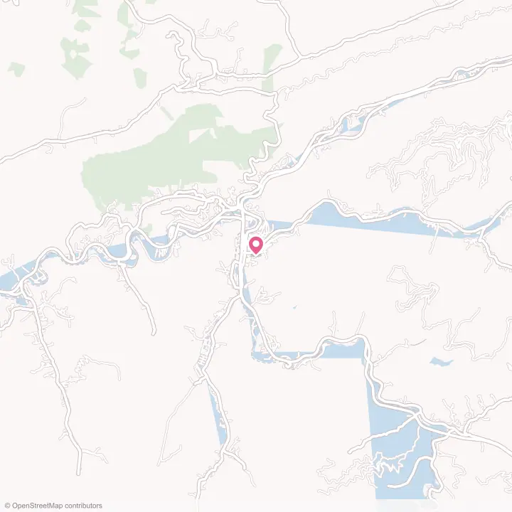 Map of the flower delivery area in Harlan, Kentucky