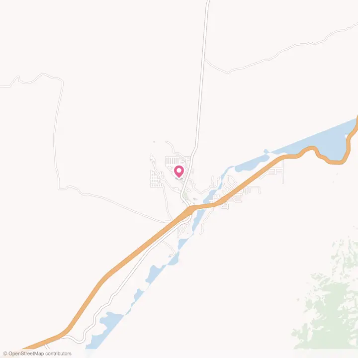 Map of the flower delivery area in Beaver Dam, Arizona