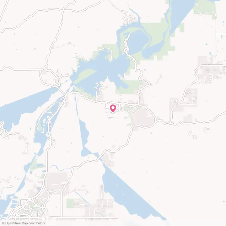 Map of the flower delivery area in Millerton, California