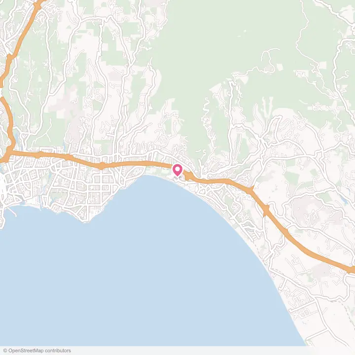 Map of the flower delivery area in Seacliff, California