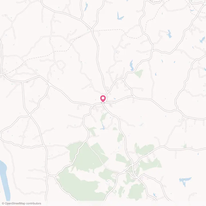 Map of the flower delivery area in Charlotte Court House, Virginia