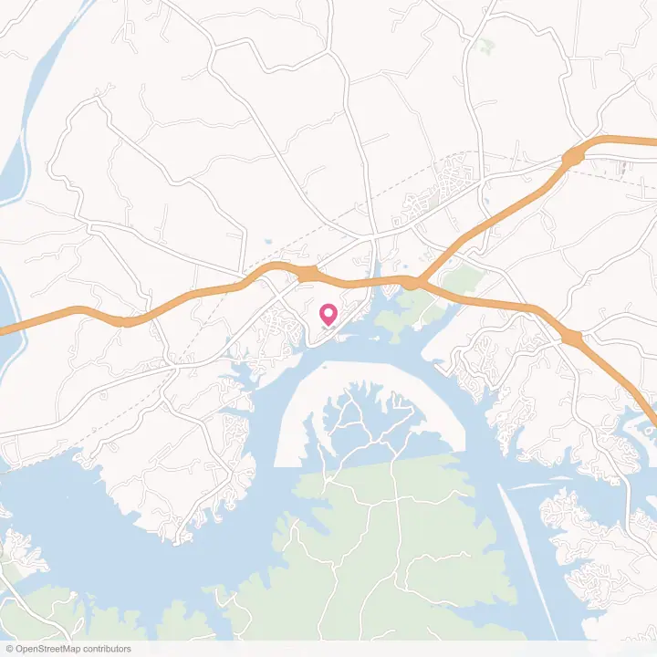 Map of the flower delivery area in Kuttawa, Kentucky