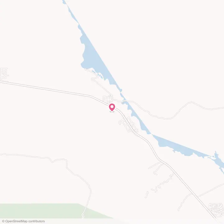 Map of the flower delivery area in Big Water, Utah