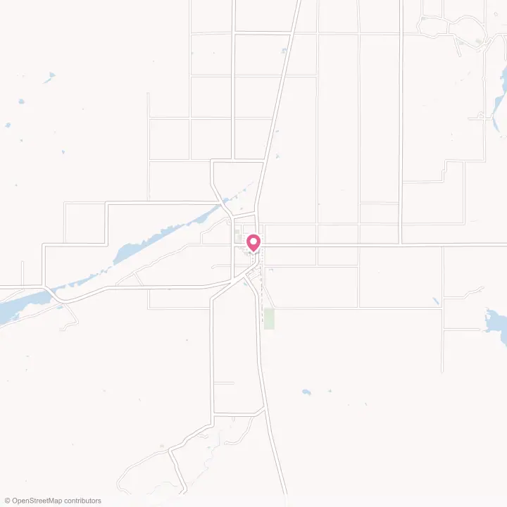 Map of the flower delivery area in Antonito, Colorado