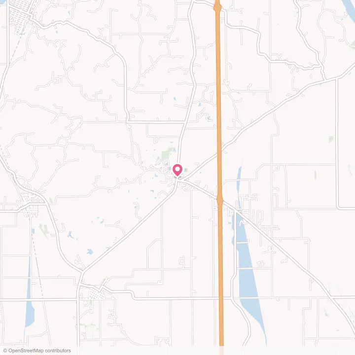 Map of the flower delivery area in Benton, Missouri