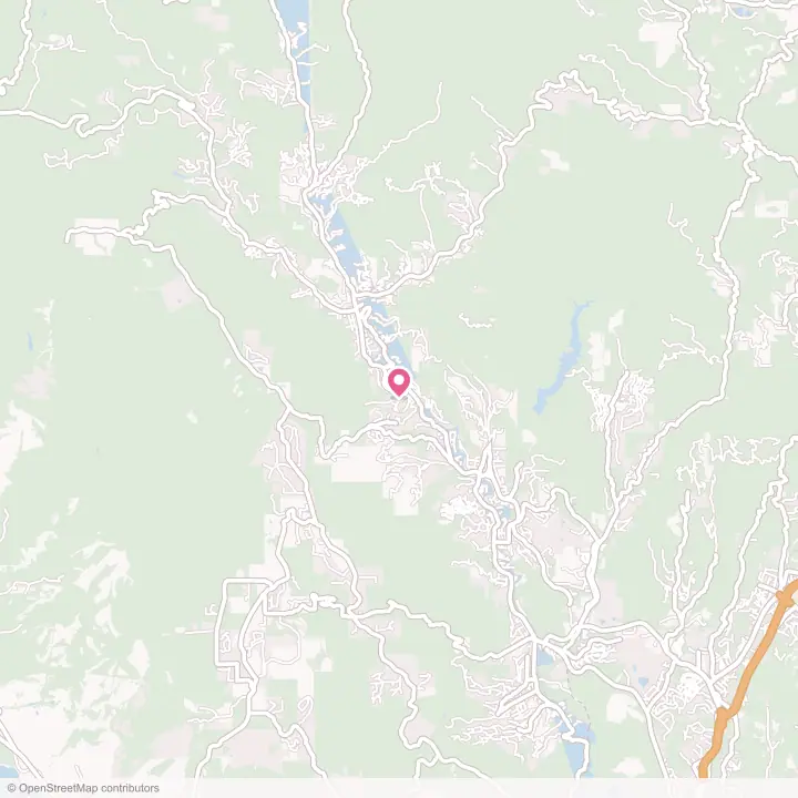 Map of the flower delivery area in Brookdale, California