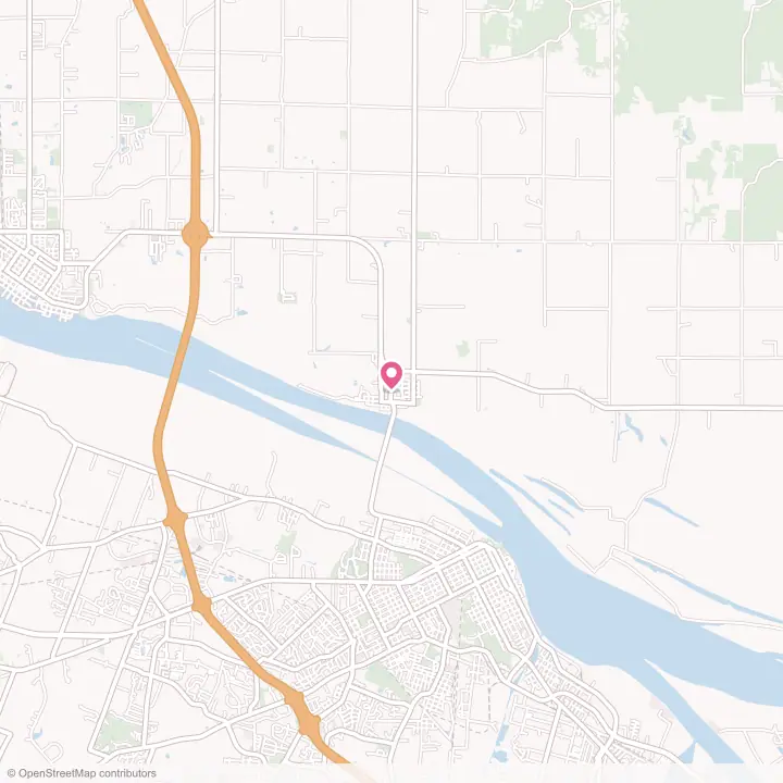 Map of the flower delivery area in Brookport, Illinois