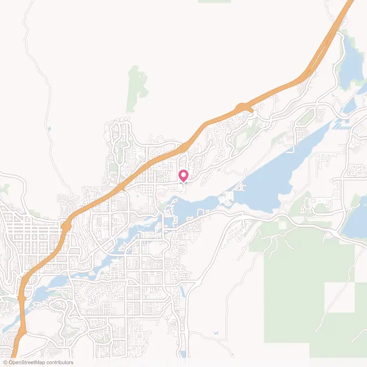 Map of the flower delivery area in Washington, Utah