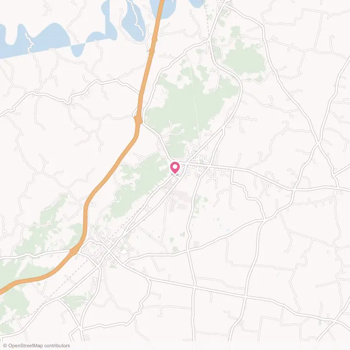 Map of the flower delivery area in Horse Cave, Kentucky