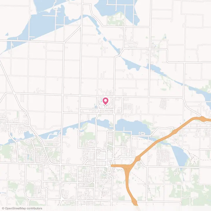 Map of the flower delivery area in Oronogo, Missouri