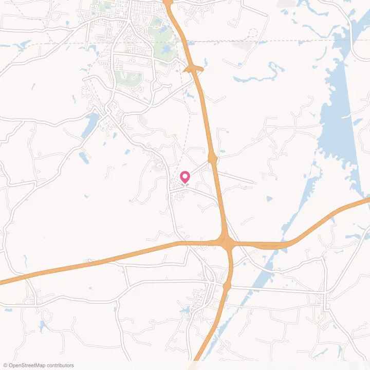Map of the flower delivery area in Mortons Gap, Kentucky