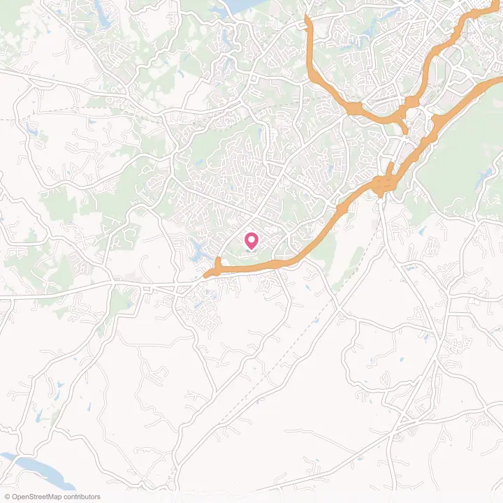 Map of the flower delivery area in Timberlake, Virginia