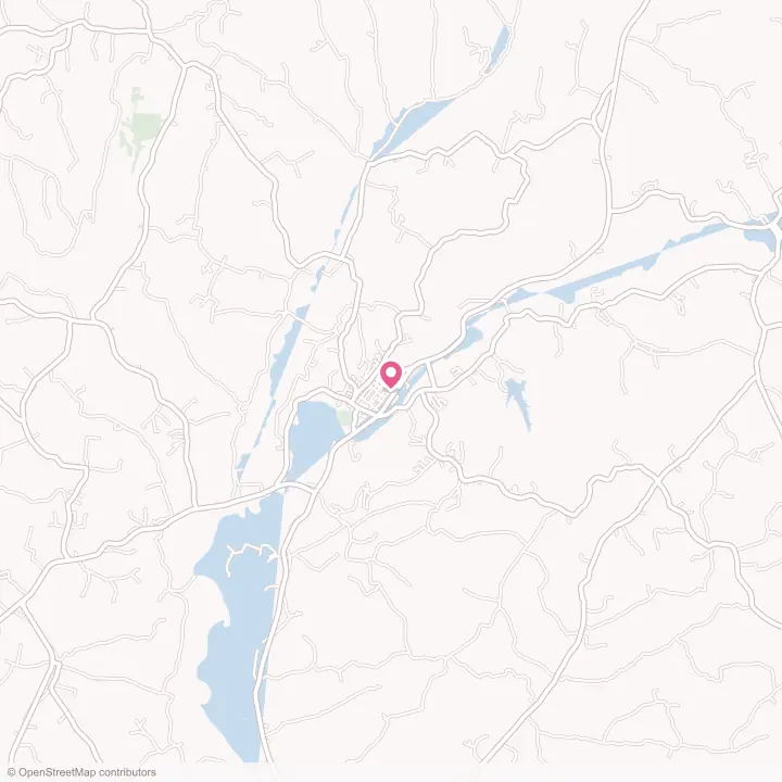 Map of the flower delivery area in Liberty, Kentucky