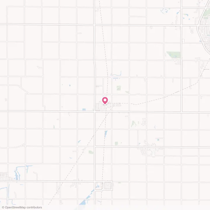 Map of the flower delivery area in Cherokee, Kansas