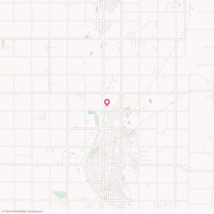Map of the flower delivery area in Frontenac, Kansas