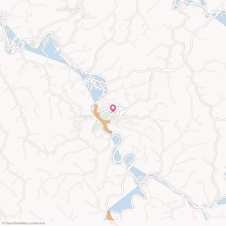 Map of the flower delivery area in Pikeville, Kentucky