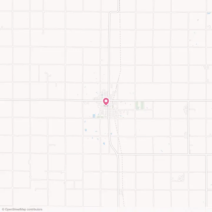 Map of the flower delivery area in Girard, Kansas