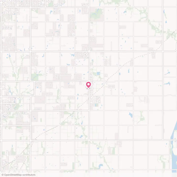Map of the flower delivery area in Rose Hill, Kansas