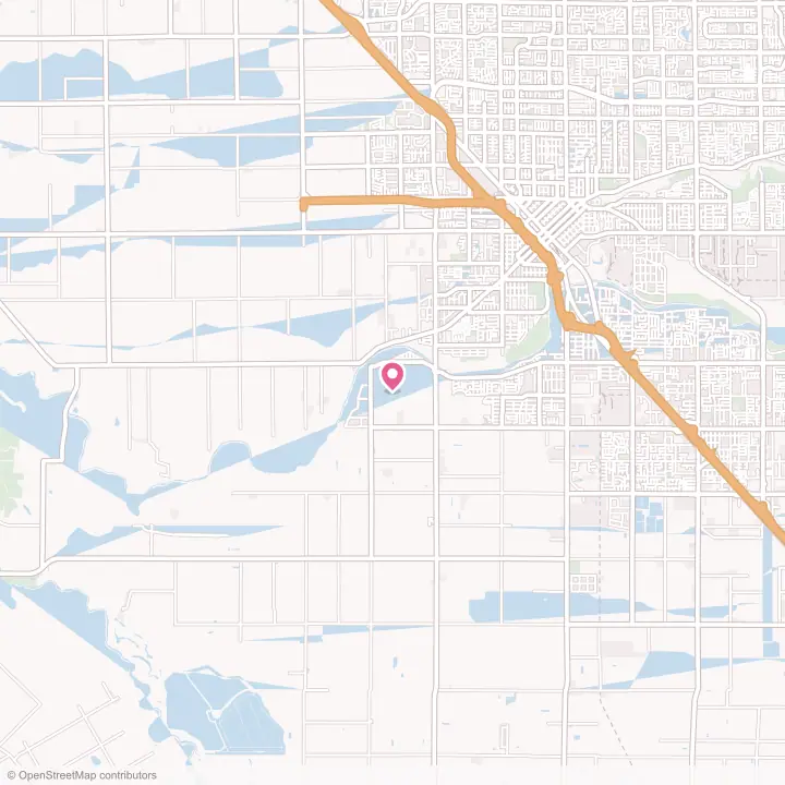 Map of the flower delivery area in Riverdale Park, California