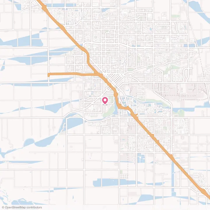 Map of the flower delivery area in Rouse, California
